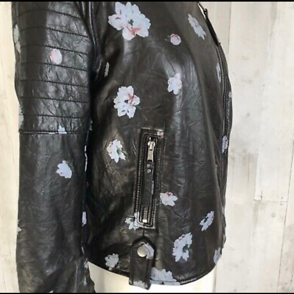 JOIE Lambskin Leather Jacket